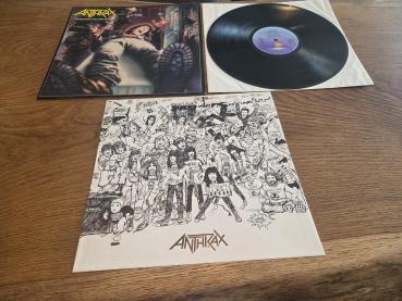 Anthrax Spreading the Disease 1985 Island Records 207476 Europäische Pressung NM/VG+